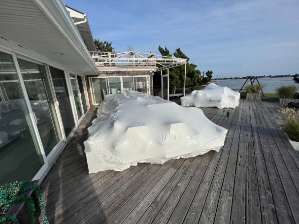 patio furniture shrink wrapping